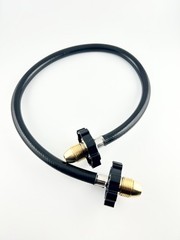 Pigtail Male Pol To Pol Propane LPG BBQ Grill Rubber Hose 120″ INCHES 350PSI