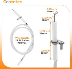 Grill Igniter Wire Kit Ceramic Electrode for Charbroil Dyna-Glo Jenn Air