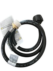 4-Foot Propane Tank Adapter Hose for Grills and Stoves