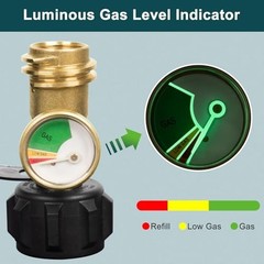 Propane Tank Gauge, Propane Level Indicator for 5-40LB Tanks, QCC-1Pack
