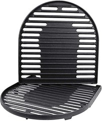 2PK Uniflasy Cast Iron Grill Cooking Grates for Coleman Roadtrip Swaptop Grills