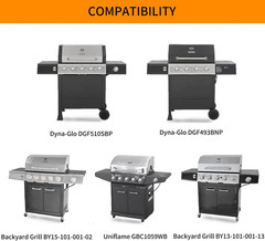 Heat Plates for Dyna-Glo DGF510SBP DGB515SDP Backyard Grill BHG Outdoor Gourmet