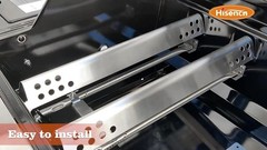 Gas Grill Burner Replacement Kit 6 Burners Stainless Steel Heat Plates Igniters