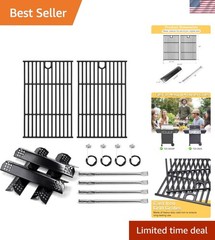 Nexgrill 720-0925P 4 Burner Grill Replacement Parts Kit Heat Plates Burners G…