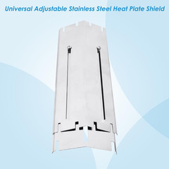 5-Pack Universal Grill Heat Plates Extends from 11.75″ up to 21″ Adjustable Stai