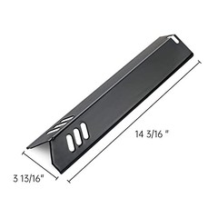 Grill Heat Plates Grill Burner Covers for Backyard Grill BY14 Porcelain Steel