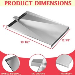 SUB025 Drip Pan for Traeger Tailgater Drip Tray Traeger Junior Elite 20 Tailg…