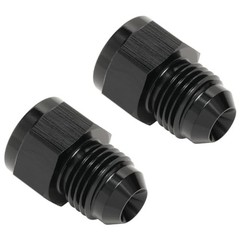 Flare Expander Fitting Adapter Aluminum 4AN Female to 6AN Male Black – 2pcs