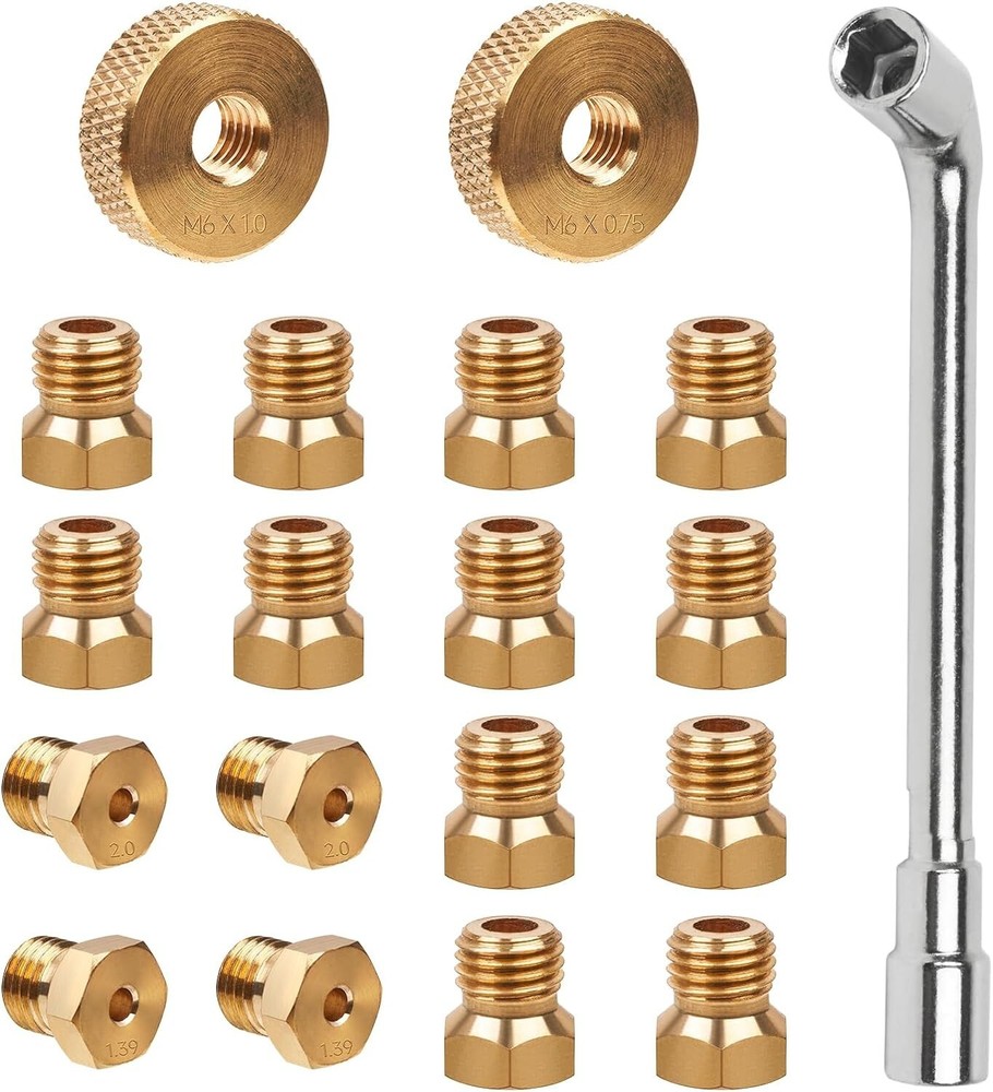 Natural Gas Conversion Kit Propane to NG Orifices Nozzle DIY Replacement Parts
