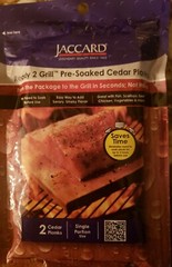 Jaccard Ready 2 Grill Cedar Planks Single portion size 2 Cedar planks