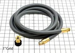 Weber Grill Part # 82185 – Hose Ng 1/2 Id With 3/8 Coupling W/qd B