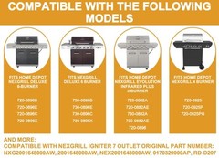 7 Outlet Pulse Igniter DHL-128-7Q for Nexgrill 720-0898 720-0896B 720-0896X 7…