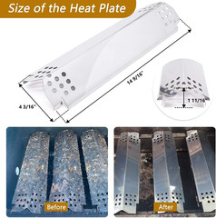 Repuestos para parrilla Nexgrill 4 y 5 quemadores placas acero tubos encendido