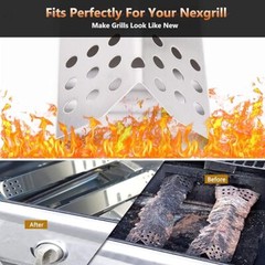 Grill Heat Plates Stainless Steel 5pcs For Kitchen Aid Jenn-Air Outdoor Gourmet