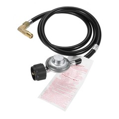 5ft Low Pressure Propane Regulator with 90 Degree Elbow Set for Blackstone Grill