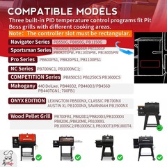 Rectangular WiFi Pellet Grill Controller Replacement for Pit Boss, Navigator
