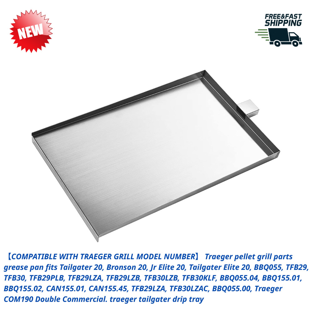 Drip Tray Replacement for Traeger Tailgater 20 Bronson 20 Junior Elite 20