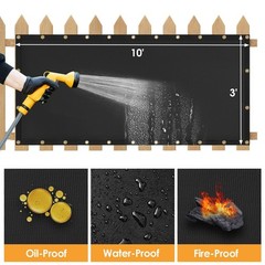 Fireproof Heat Shield 3’x10′ for Grill Wall Protection, BBQ Deck & Fence Guard
