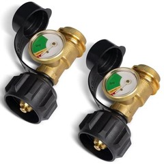 2 Pack Propane Tank Gauge, Propane Level Indicator for 5-40LB QCC-2 Pack