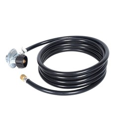 GasSaf 12 FT Propane Regulator Hose Low Pressure 12 FT, Blue
