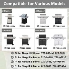 4 Burner Grill Replacement Parts for Nexgrill Grill 720-0830H 720-0864