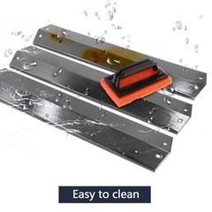 Hongso 16 9/16 inch Porcelain Steel Heat Plates Replacement for Chargriller 5…