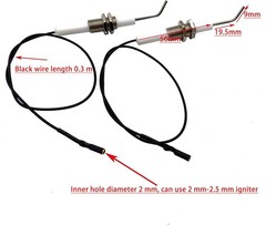 METER STAR Gas Grill/Range/Heater/Grill Igniters,Push Button Piezo Igniter with