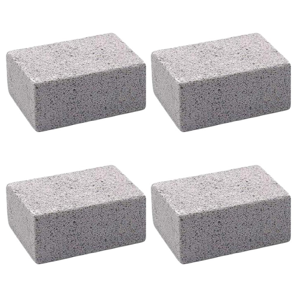 Effective Grill Cleaning Blocks Set of 4 Rust and Stain Removal for Griddles