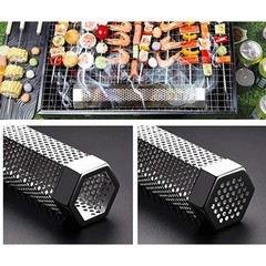 BBQ Tube Crafted from Hard Wearing Stainless Steel Perfect for Any Cookout