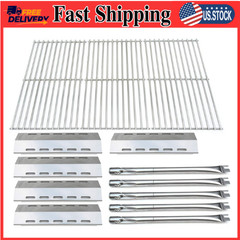 DG210 Gas Grill Parts Kit for Ducane, Stainless Steel Burners, Heat Plates, Grid