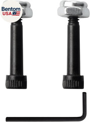 2 Set Replacement 74072 Auger Motor Shaft Nut & Bolt, Fit for Traeger, Pit Boss,
