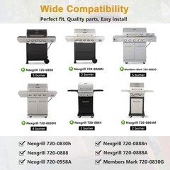 Grill Parts for Nexgrill 5 Burner 720-0888N, 720-0888, 720-0864, 720-0830H, G…