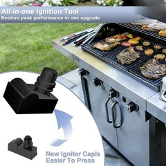 Grill igniter Replacement Kit for Charbroil G5110055W1, 4 Outlet Electronic I…