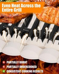 GasSaf Gas Grill Ceramic briquettes Replacement 50-PCS, Briquettes*50