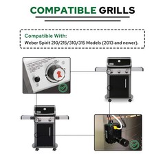 7642 Grill Igniter Kit for Weber Spirit 210 / Spirit 310 Grills with Front-Co…