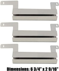 Grill Burners Tube Heat Plates Replacement Kit for Stok Quattro 4 Burner Grills
