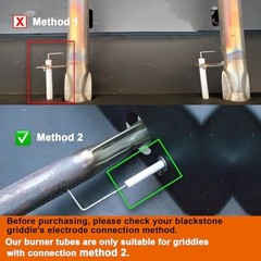 DELSbbq Tube Burner Replacement for Blackstone 36 inch Grill- B036 4-Pack Sta…