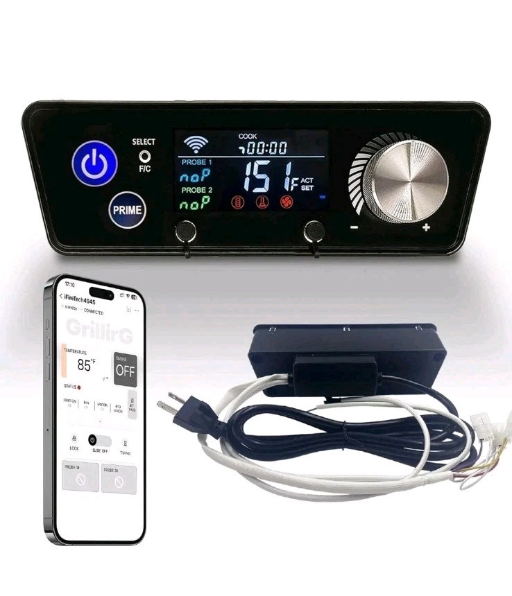 Smart WiFi PID Digital Trapezoid Control Board with App Control for Pit Boss Ver