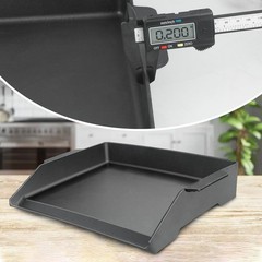 Griddle for Gas Grill, 23″ X 16″ Universal Cast Iron Griddle Insert for Weber…