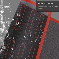 4 Pieces Silicone Hollow Baking Mats Nonstick Baking Tray Mat for Home Bakers