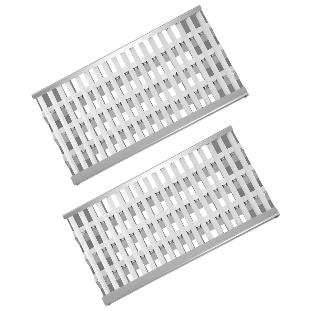 Boloda 18 5/8″ Stainless Steel Grill Heat Plates Shield Flame Tamer Ceramic R…