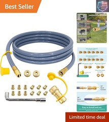 5249 Propane to Natural Gas Conversion Kit, Compatible with Black-Stone 28″ &…