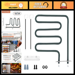 1200W Electric Smoker Heating Element Replacement for 40″ Digital Smokers, Fits