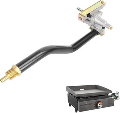 28 Inch Griddle Burner Control Valve with Gas Rail for Blackstone Flat Top