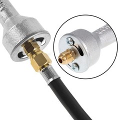 Uenede 3PCS 3/8″ Flare x 1/8″ NPT Male Propane Orifice x 1/8″, Brass