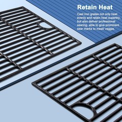 Nexgrill 720-0898 Replacement Parts Drip Pan Burners Heat Plates Grates Igniter