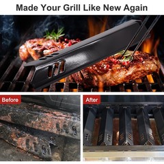 15 inch Porcelain Grill Heat Shields Replacment for Dyna-Glo DGF510SBP, DGF49…