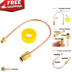 Durable Copper Propane Pigtail with Full Flow for 100 lb. Tanks – Easy Install