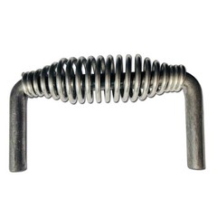 53/8 Inch Stainless Spring Handle 1/2 Inch Steel Rod 6×3.5 Inch Weld On