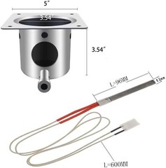 Fire Burn Pot Hot Rod Ignitor Kit for Pit Boss Grill and Traeger Pellet Grill